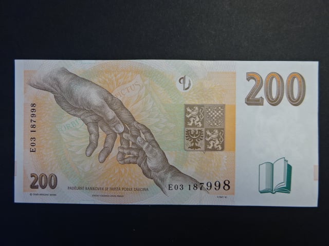 200 Kč 1998 s. E 03