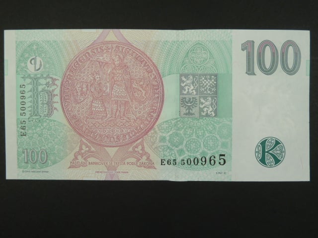 100 Kč 1997 s. E 65