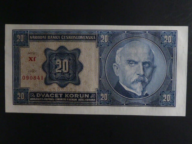 20 Kč 1.10.1926 série Xf