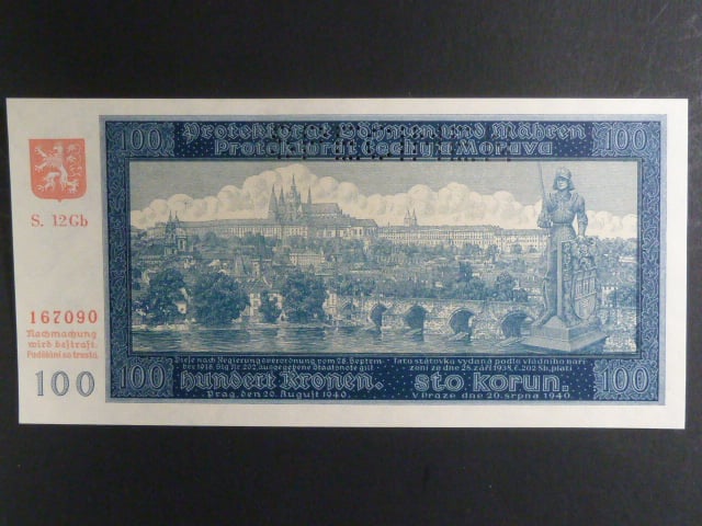 100 K 1940, série 12 Gb II. vydání, perf. SPECIMEN