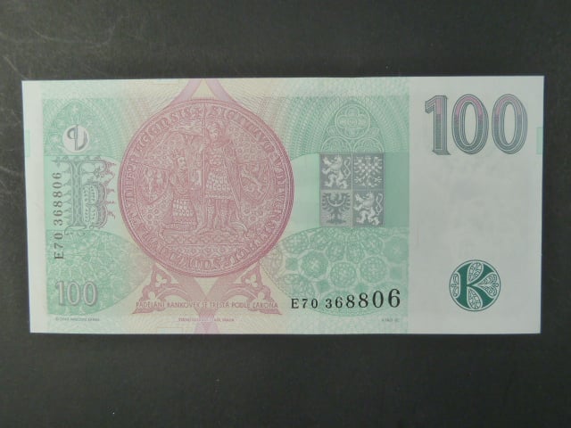 100 Kč 1997 série E 70