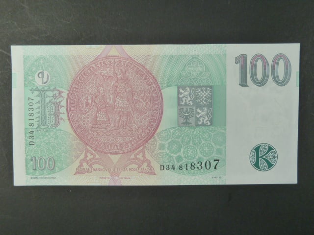 100 Kč 1997 s. D 34