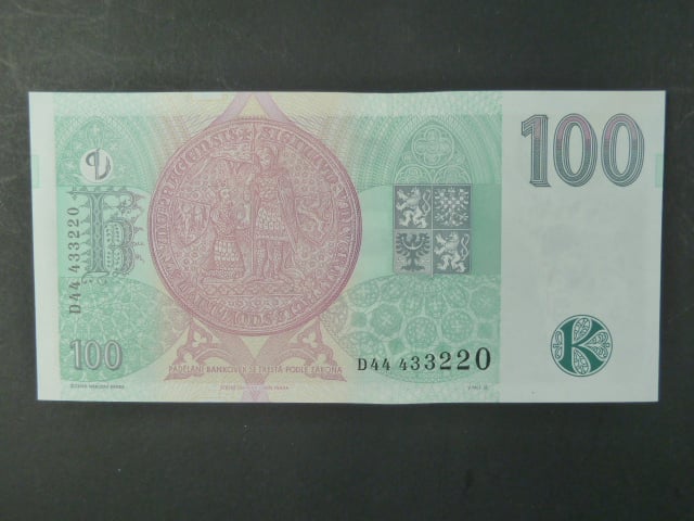 100 Kč 1997 série D 44