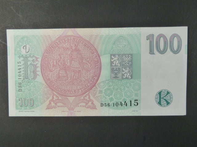 100 Kč 1997 série D 56