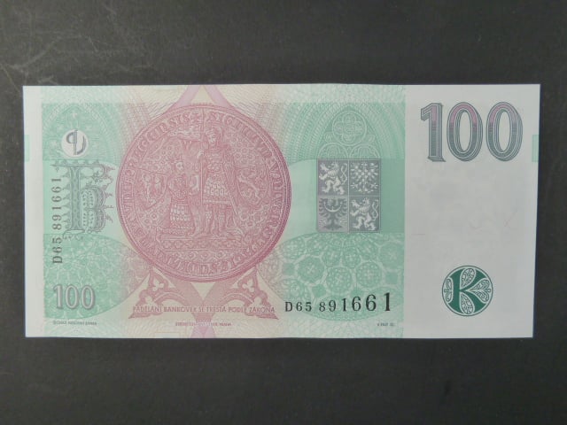 100 Kč 1997 série D 65