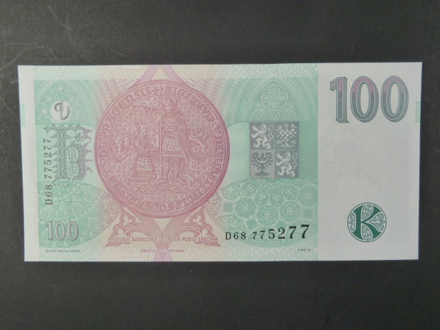 100 Kč 1997 série D 68