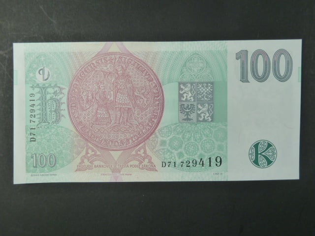 100 Kč 1997 série D 71