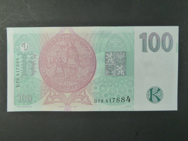 100 Kč 1997 série D 79