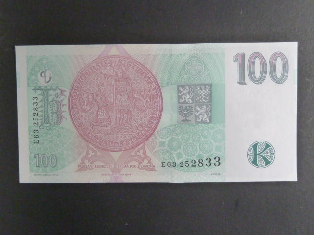 100 Kč 1997 série E 63