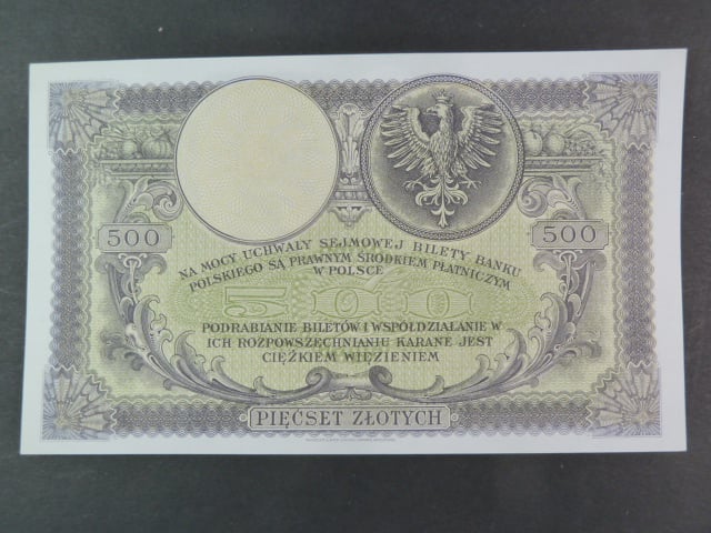 Polsko, 500 Zl 1919 série S.A., Ba. PL 13a