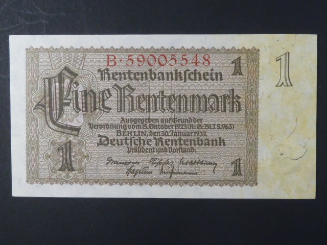 Německo, 1 Rtm 1937 série B, 8-mi místný říšský číslovač, Ba. D 11b