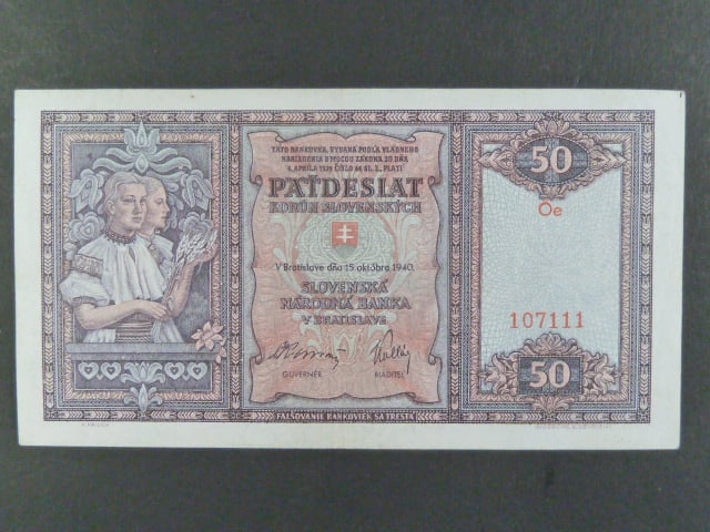 50 Ks 15.10.1940 série Oe, Ba. 50