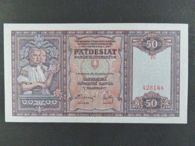 50 Ks 15.10.1940 série Fn, Ba. 50