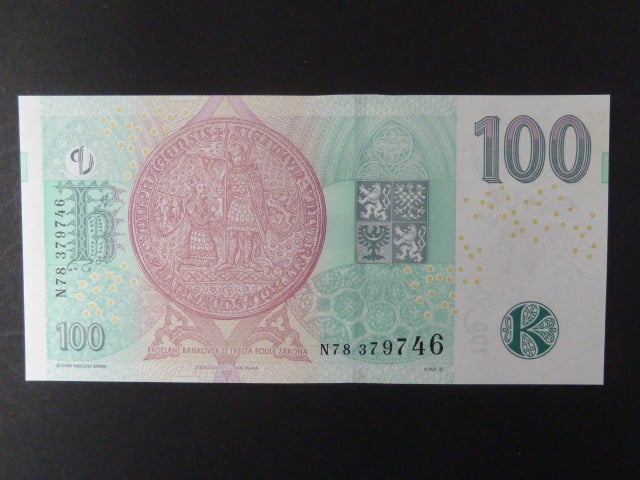 100 Kč 2018 série N 79