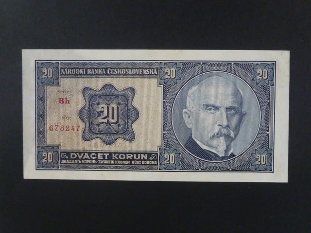 20 Kč 1926 série Bh