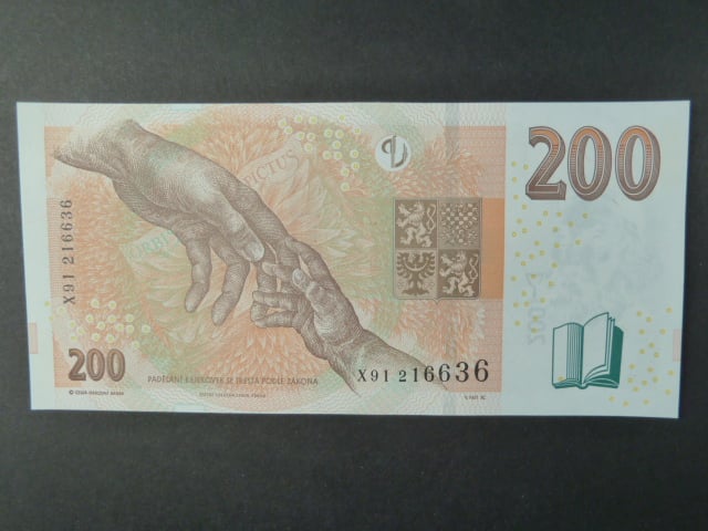 200 Kč 2018 série X 91
