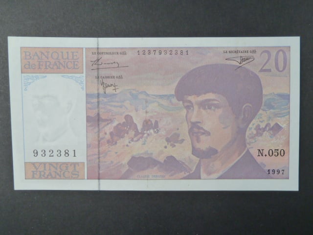 20 Francs 1997, BNB. B1009q, Pi. 151i