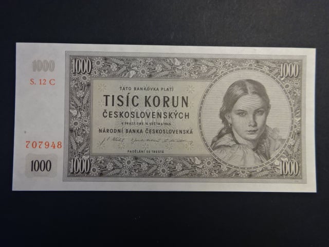 1000 Kčs 1945 série C 05
