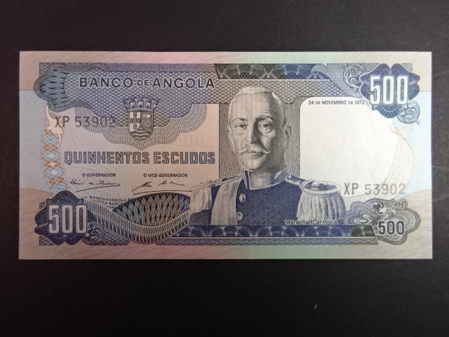 ANGOLA, 500 Escudos 1972, BNB. B426a