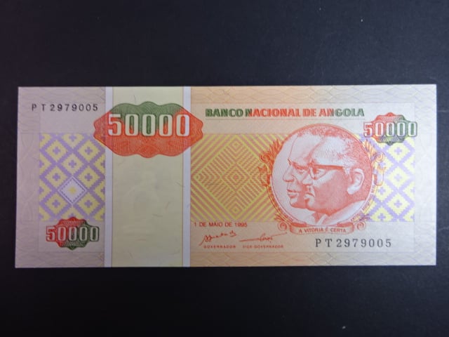 ANGOLA, 50.000 Kwanzas 1995, BNB. B529a
