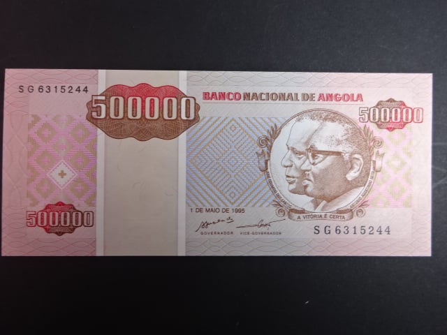 ANGOLA, 500.000 Kwanzas 1995, BNB. B531a