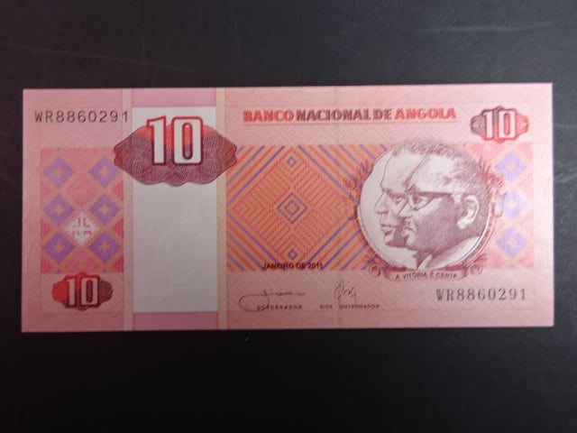 ANGOLA, 10 Kwanzas 2011, BNB. B536c