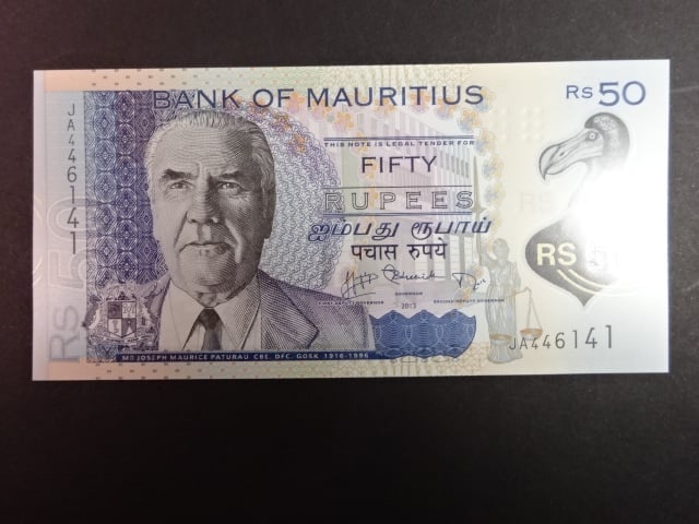 MAURITIUS, 50 Rupees 2013, BNB. B431a