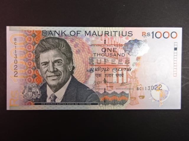 MAURITIUS, 1000 Rupees 2010, BNB. B429a