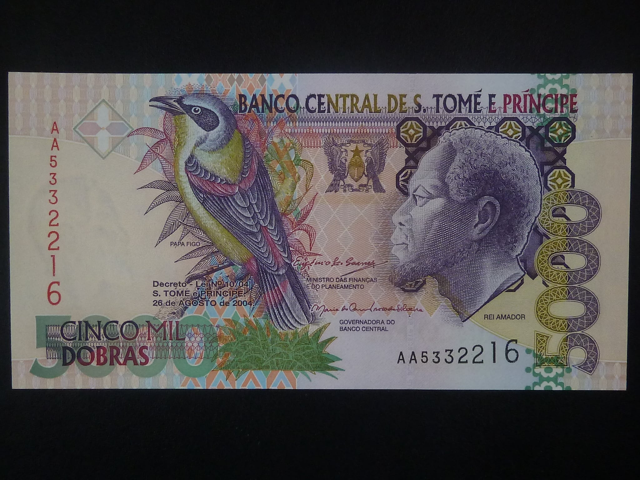 SVATÝ TOMÁŠ, 5000 Dobras 2004, BNB. B303c
