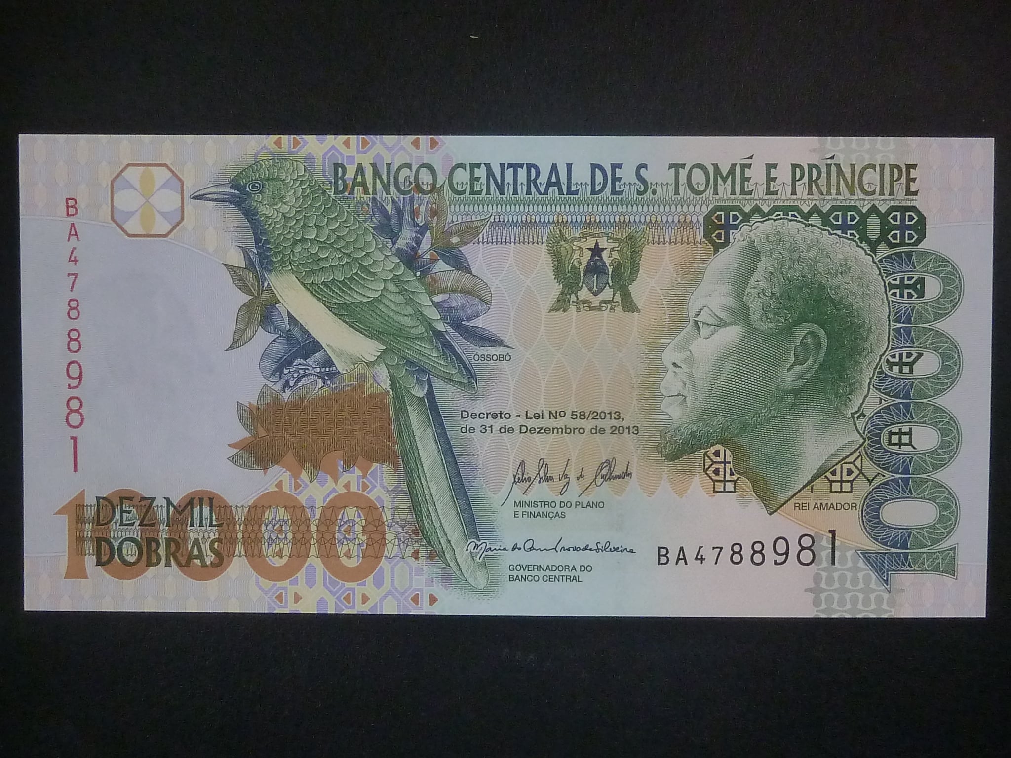SVATÝ TOMÁŠ, 10.000 Dobras 2013, BNB. B304d