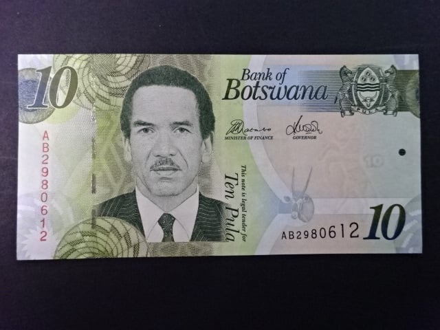 BOTSWANA, 10 Pula 2010, BNB. B124b