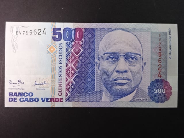 KAPVERDY, 500 Escudos 1989, BNB. B206a