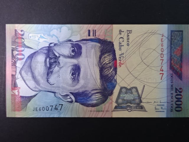KAPVERDY, 2000 Escudos 1999, BNB. B215a
