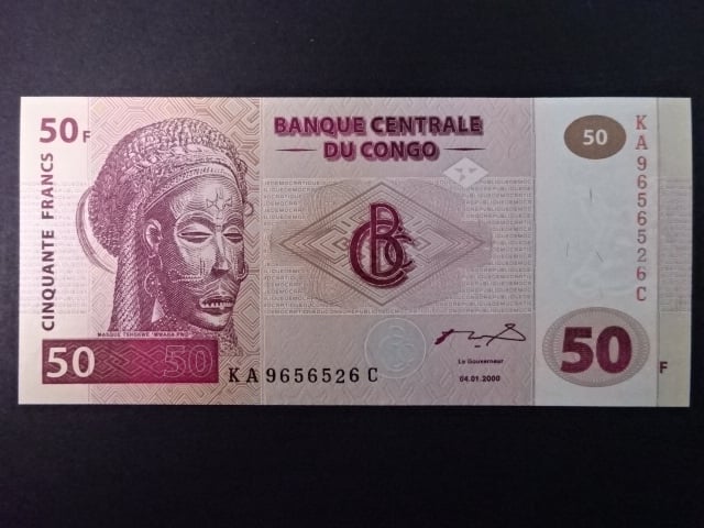KONGO, 100 Francs 2000 MA/B, BNB. B315d