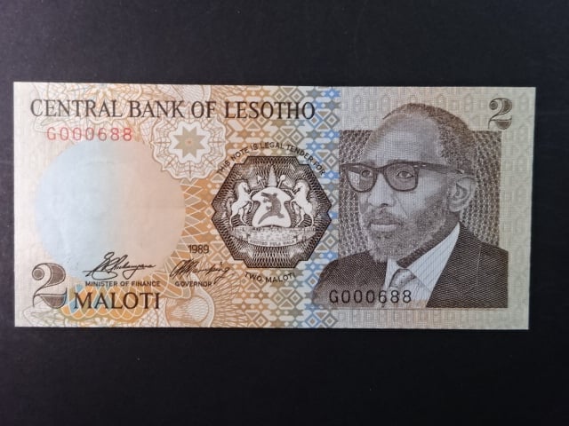 LESOTHO, 2 Maloti 1989, BNB. B206a
