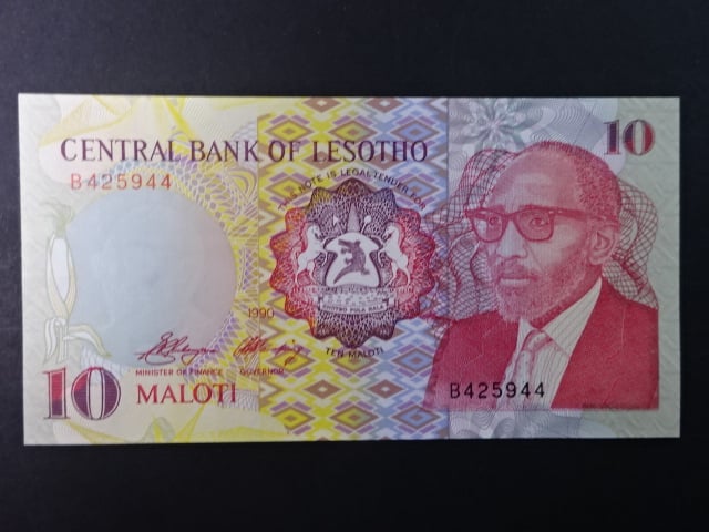 LESOTHO, 10 Maloti 1990, BNB. B208a