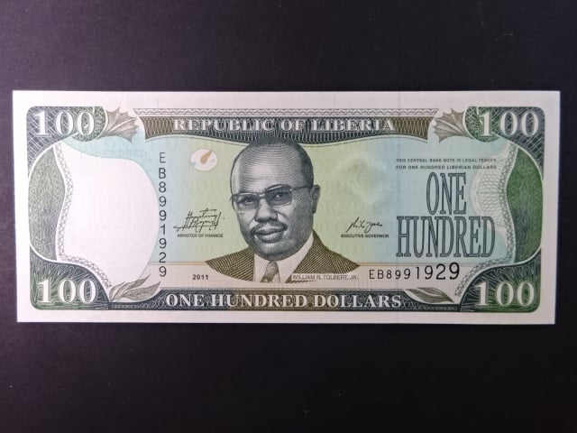 LIBÉRIE, 100 Dollars 2011, BNB. B310f