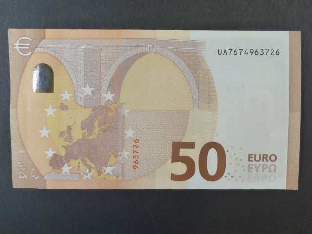 50 Euro 2017 s.UA, Francie podpis Lagarde, U031