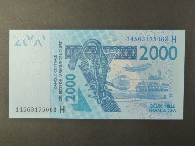 ZÁPADNÍ AFRIKA, NIGER, 2000 Francs 2014 H, BNB. B122Hn