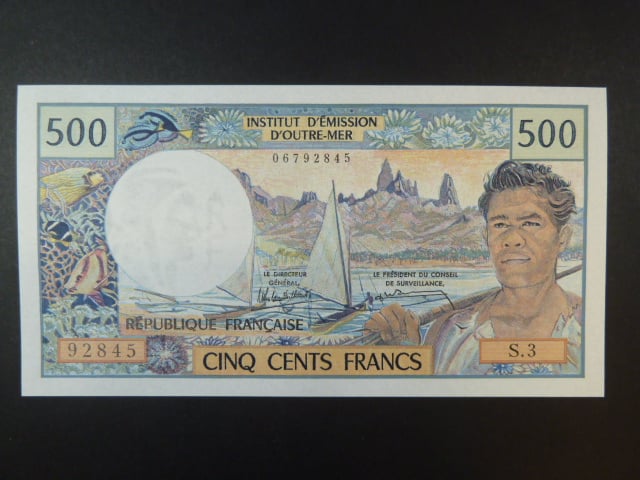 TAHITI, 500 Francs 1985, Pi. 25d