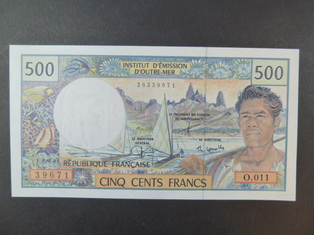 FRANCOUZSKÝ PACIFIK, 500 Francs 2004, BNB. B101e,  Pi. 1e