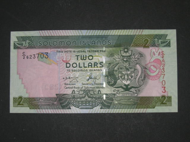 ŠALAMOUNOVY OSTROVY, 2 Dollars 2007, BNB. B215b, Pi. 25