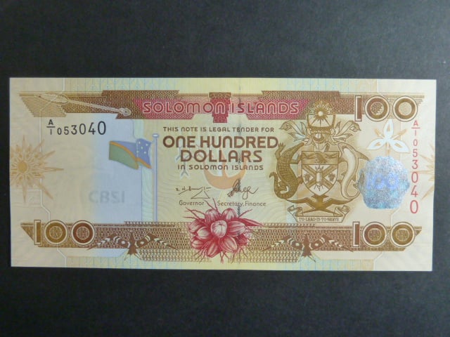 ŠALAMOUNOVY OSTROVY, 100 Dollars 2006, BNB. B220a, Pi. 30
