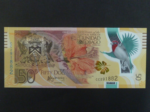 TRINIDAD A TOBAGO, 50 Dollars 2014, BNB. B234a, Pi. 54