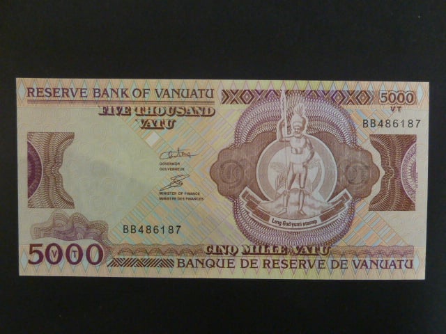 VANUATU, 5000 Vatu 2006 série BB, RESERVE BANK, BNB. B206b, Pi. 15