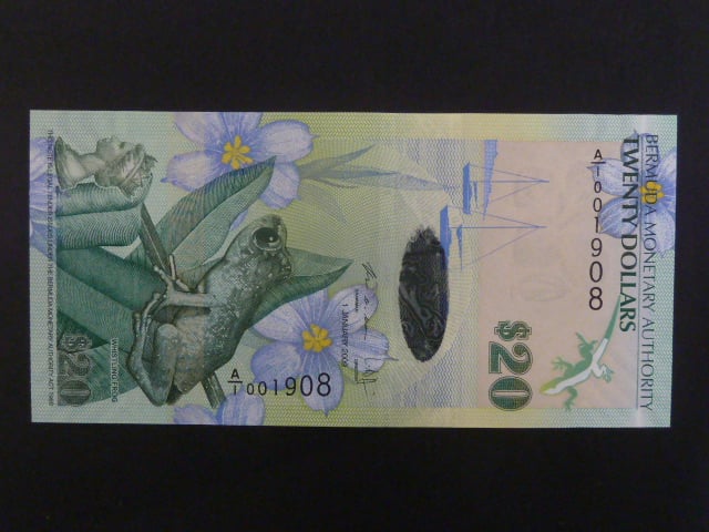 BERMUDY, 20 Dollars 2009, BNB. B233b, Pi. 60