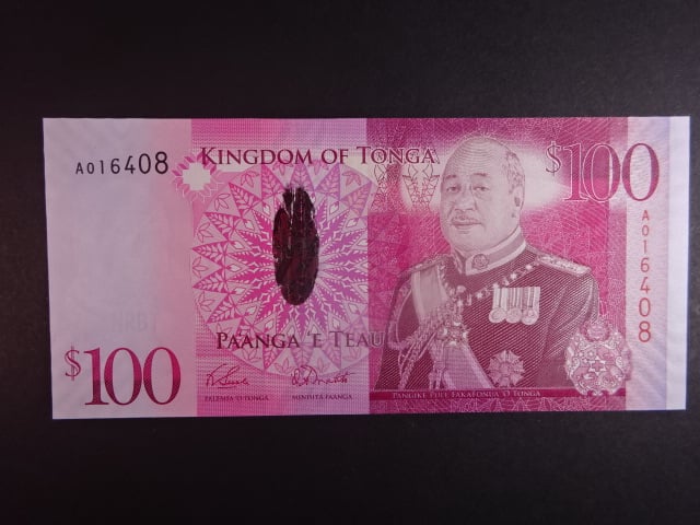 TONGA, 100 Pa’anga 2009, BNB. B218a, Pi. 43