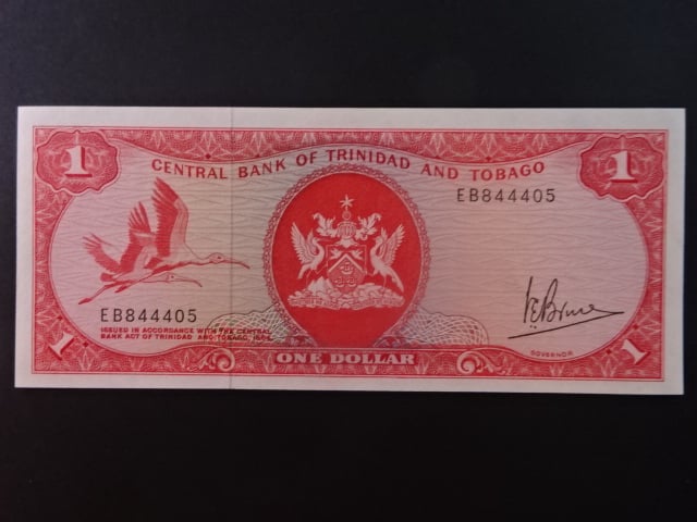 TRINIDAD A TOBAGO, 1 Dollar 1977, BNB. B205a, Pi. 30