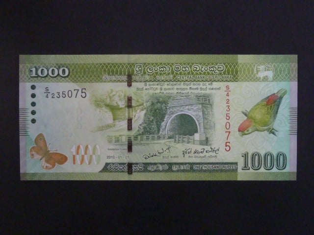SRÍ LANKA, 1000 Rupees 2010, BNB. B127a, Pi. 127