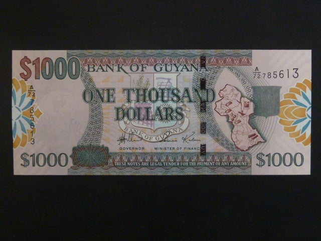 GUYANA, 1000 Dollars 2006, BNB. B115a, Pi. 38